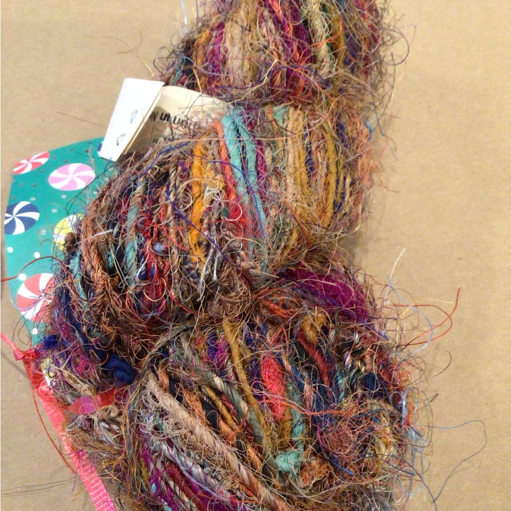 YARN, 100% RECYCLED SILK imported by Muench yarns